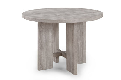 Amara - 5 Piece Round Dining Set Drift Wood - Drift Wood