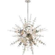 Twelve Light Dimmable Chandelier With Shades