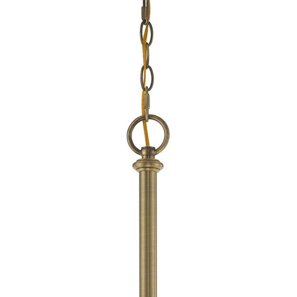 Five Light Dimmable Chandelier With Shades