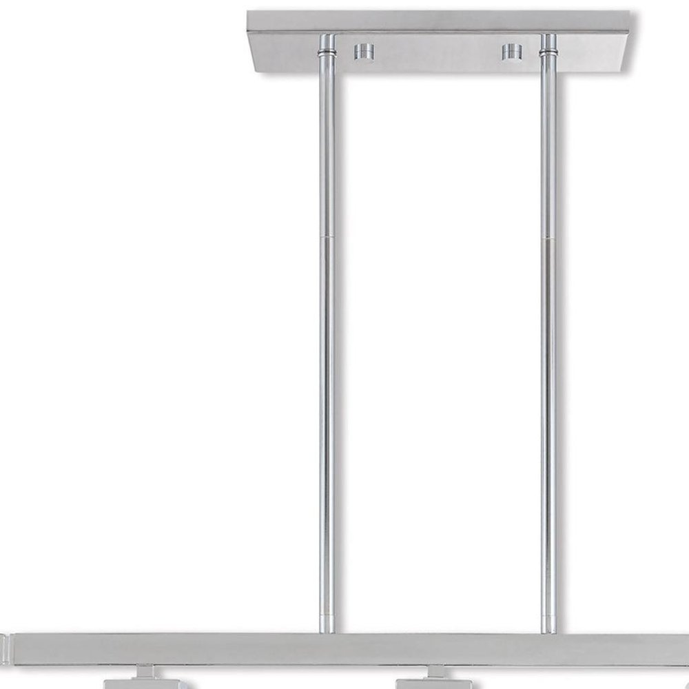 Three Light Dimmable Chandelier With Shades
