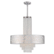 Five Light Dimmable Chandelier With Shades
