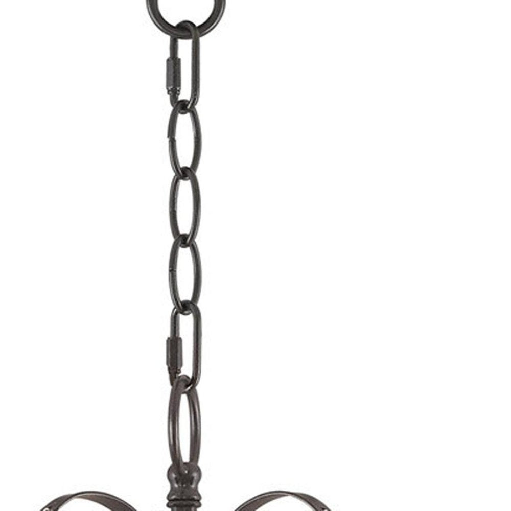 Three Light Dimmable Chandelier With Shades