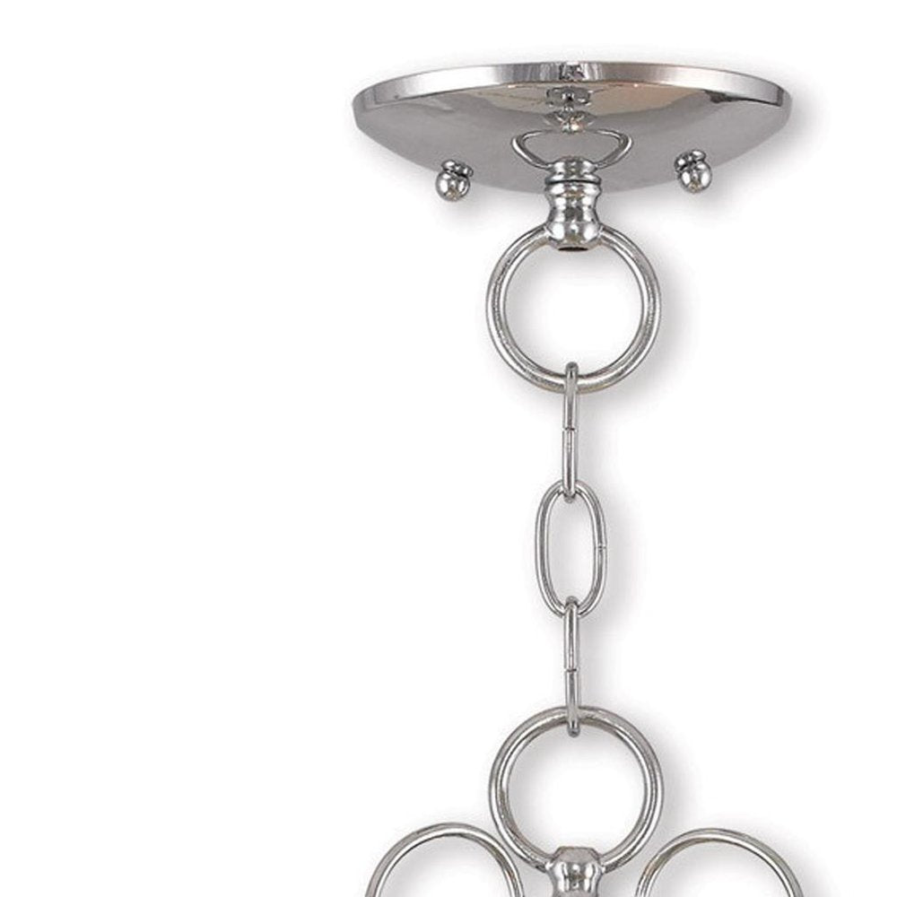 Three Light Dimmable Chandelier With Shades