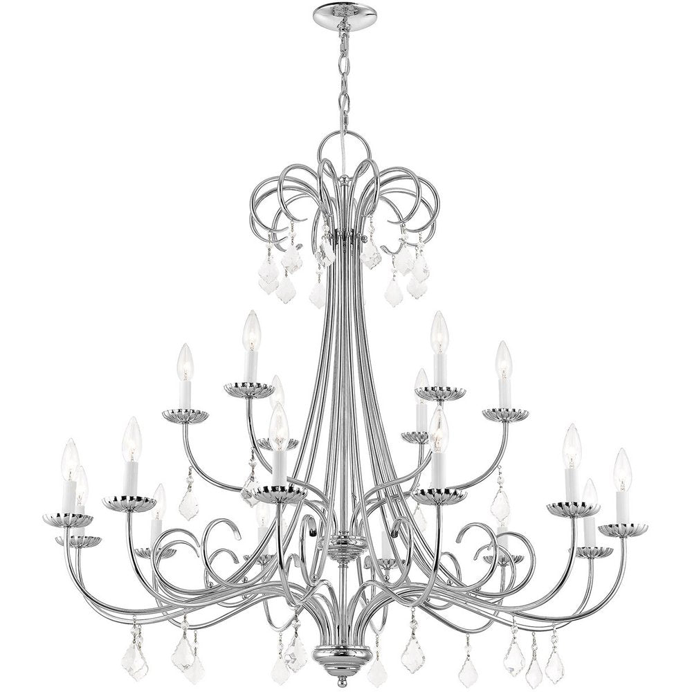 Multi Light Dimmable Chandelier With Shades