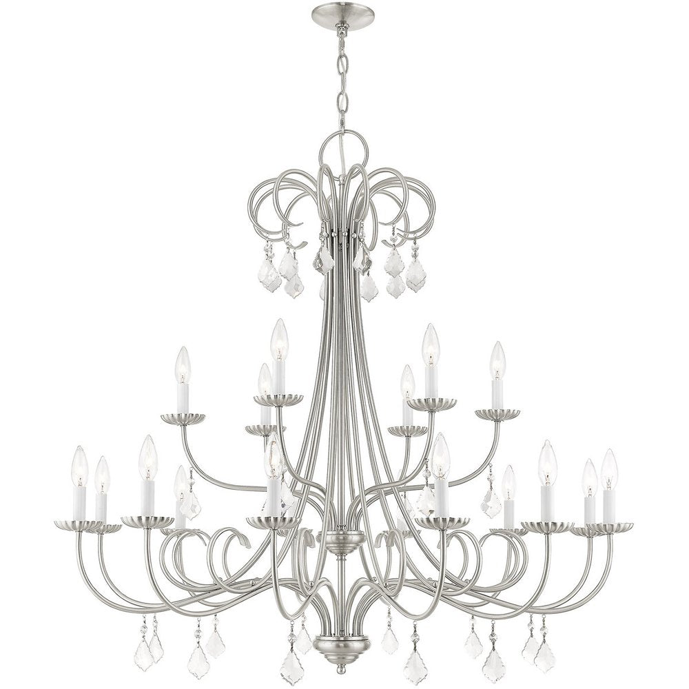 Multi Light Dimmable Chandelier With Shades