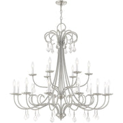 Multi Light Dimmable Chandelier With Shades