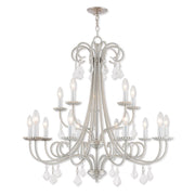 Multi Light Dimmable Chandelier With Shades
