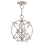 Three Light Dimmable Chandelier With Shades