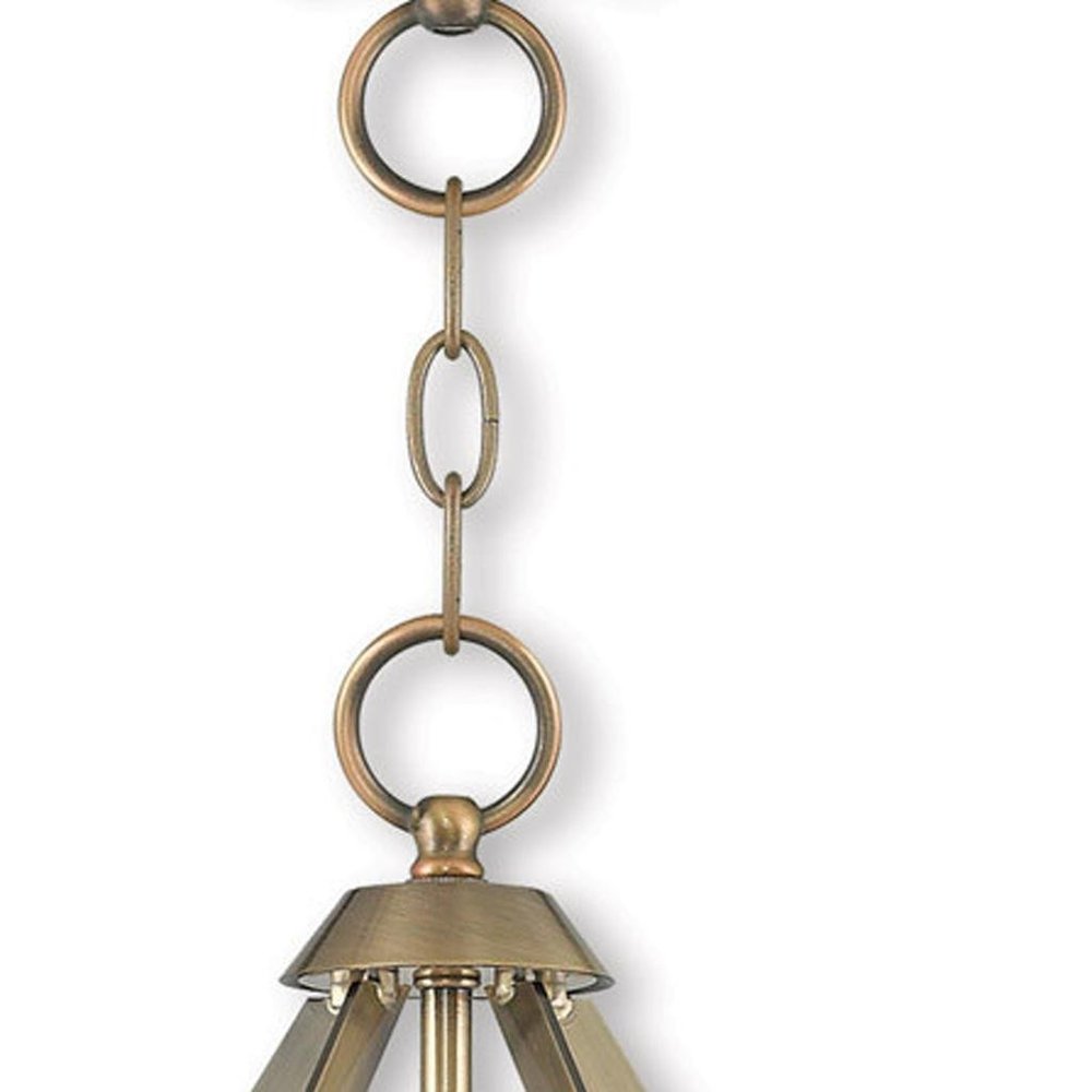 Three Light Dimmable Chandelier With Shades