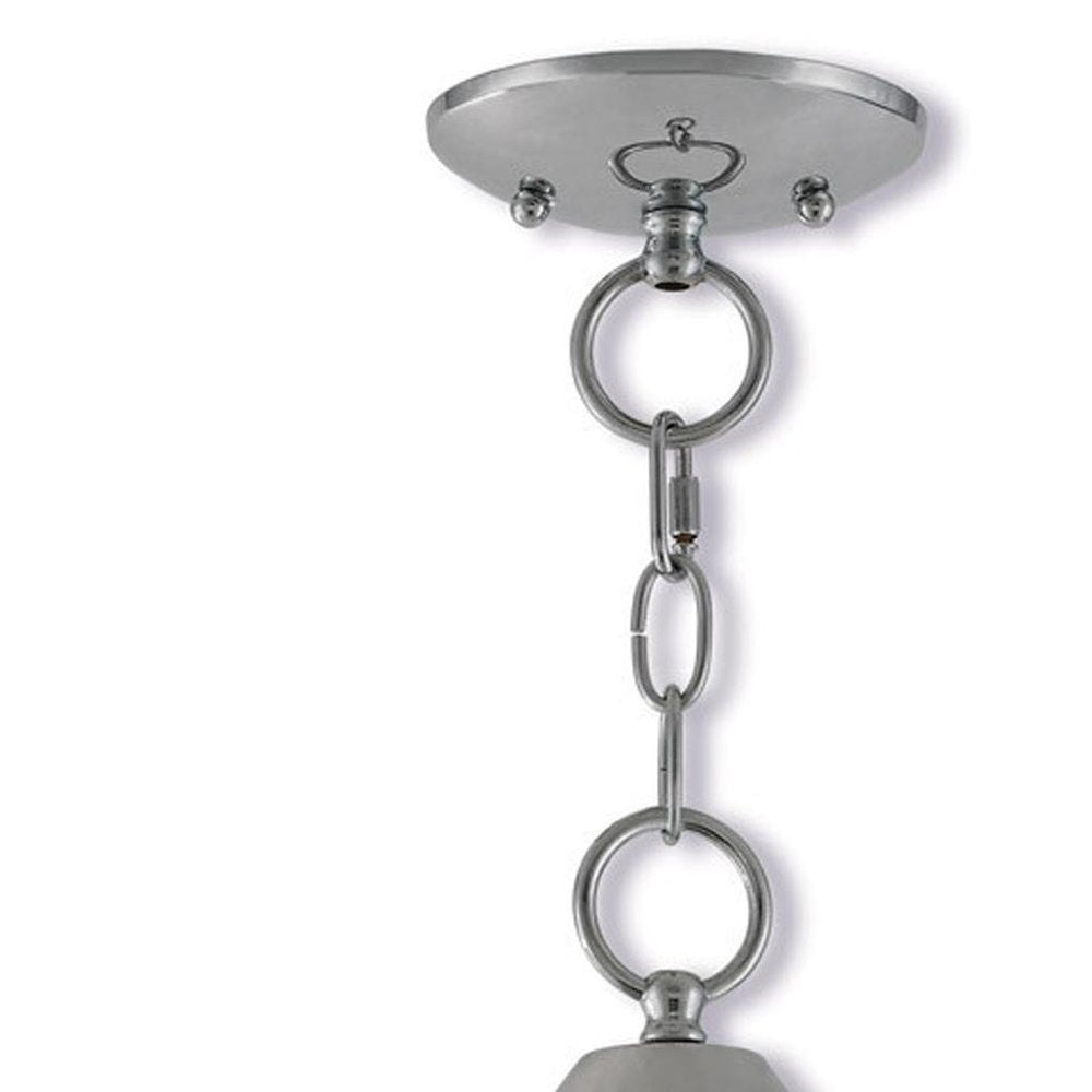 Three Light Dimmable Chandelier With Shades