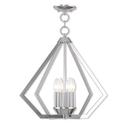 Five Light Dimmable Chandelier With Shades