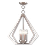 Five Light Dimmable Chandelier With Shades