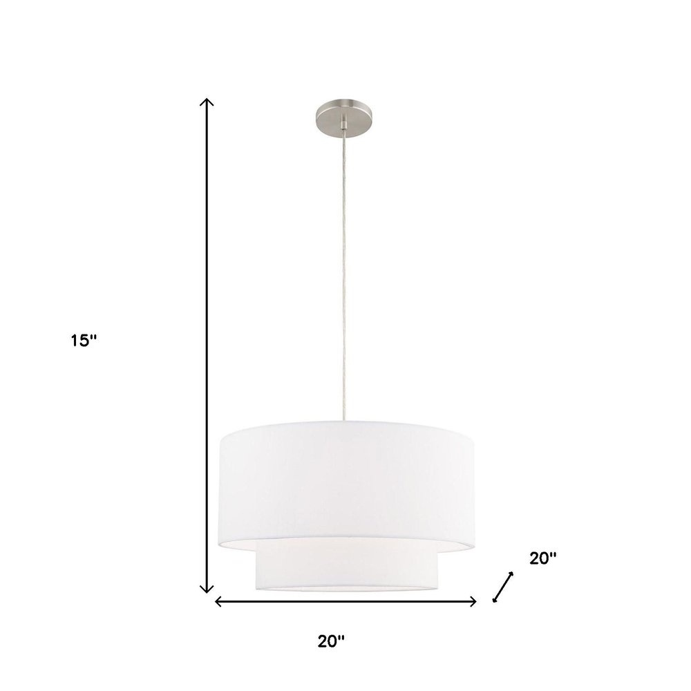 Dimmable Chandelier With Shades