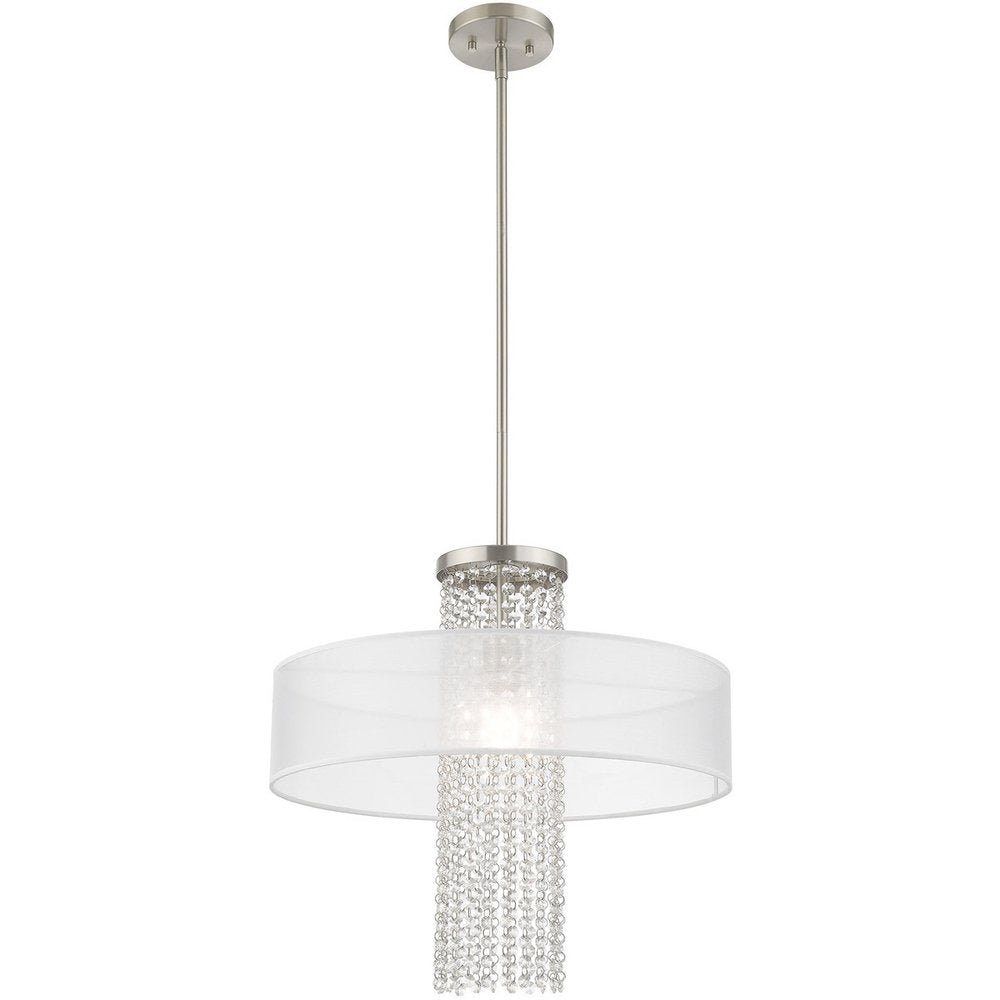 Dimmable Chandelier With Shades