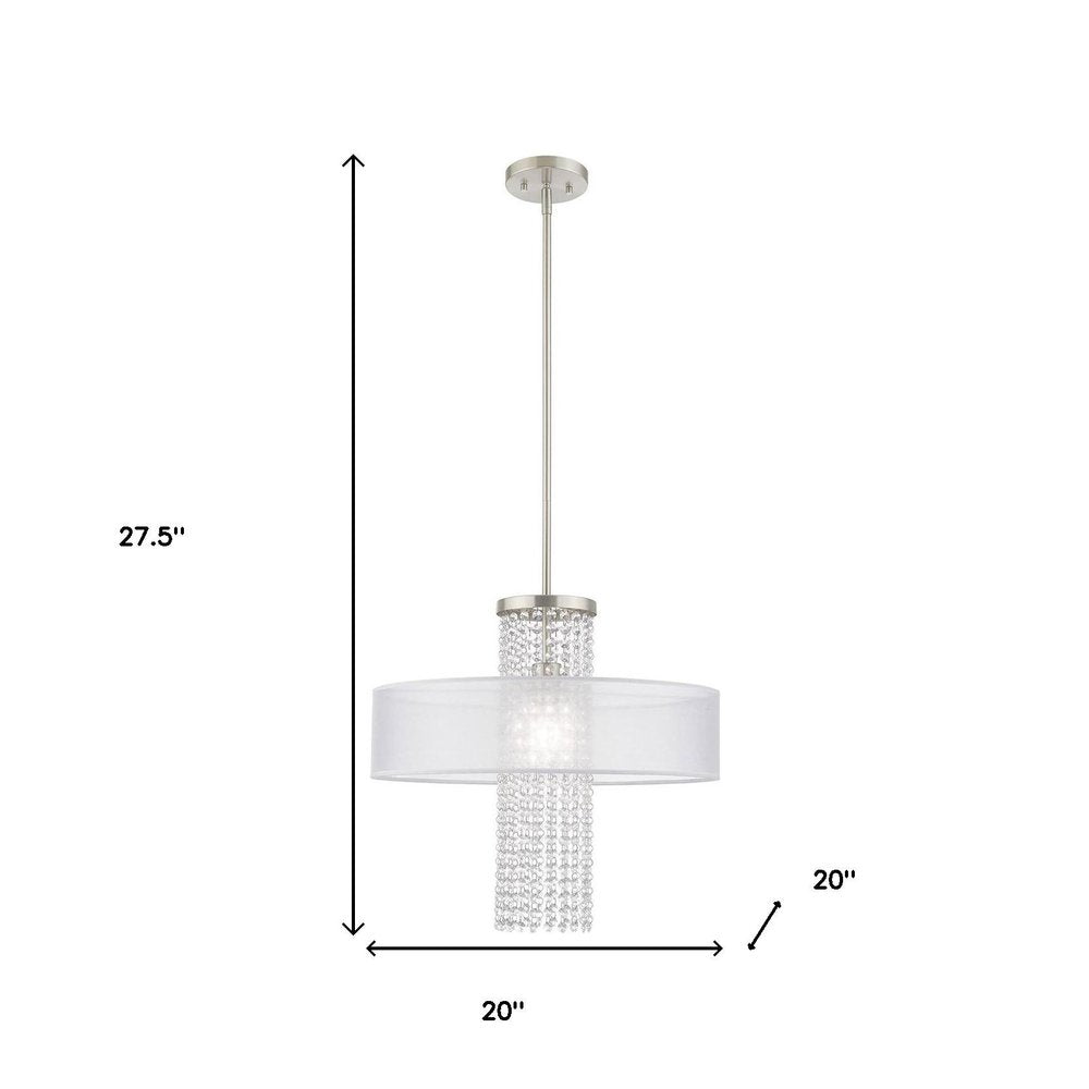 Dimmable Chandelier With Shades