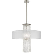 Four Light Dimmable Chandelier With Shades