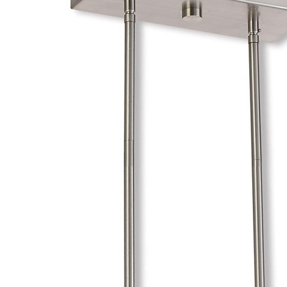 Three Light Dimmable Chandelier With Shades