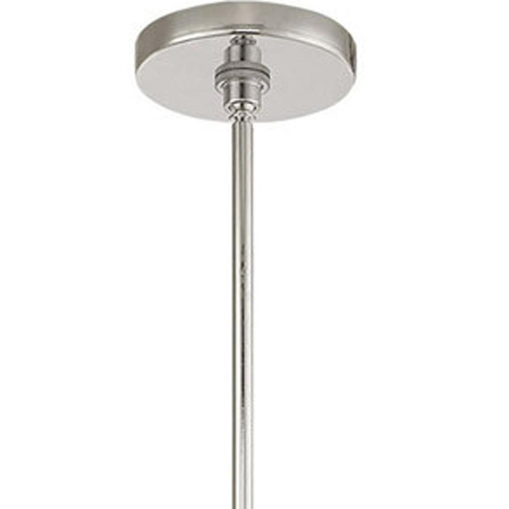 Silver Six Light Metal Dimmable Chandelier With Shades