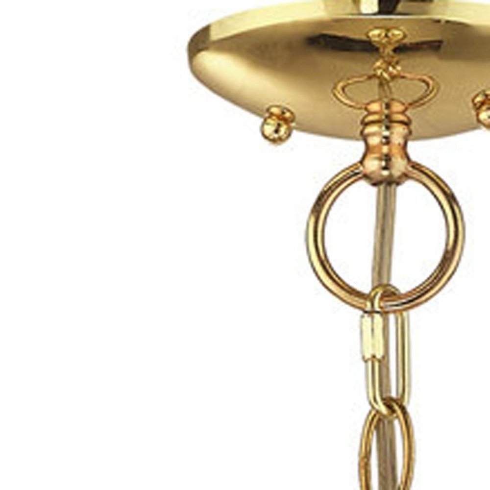 Three Light Dimmable Chandelier With Shades