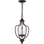 Bronze Three Light Dimmable Chandelier With Shades