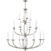 Multi Light Dimmable Chandelier With Shades