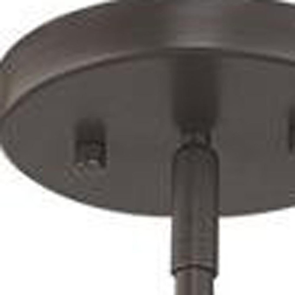 Four Light Dimmable Chandelier With Shades