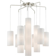 Multi Light Dimmable Chandelier With Shades
