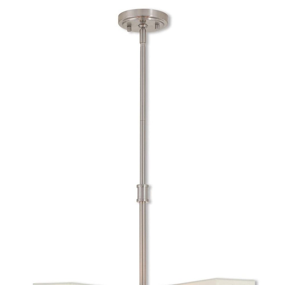 Five Light Dimmable Chandelier With Shades