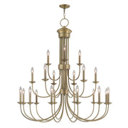 Multi Light Dimmable Chandelier With Shades