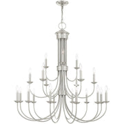 Multi Light Dimmable Chandelier With Shades