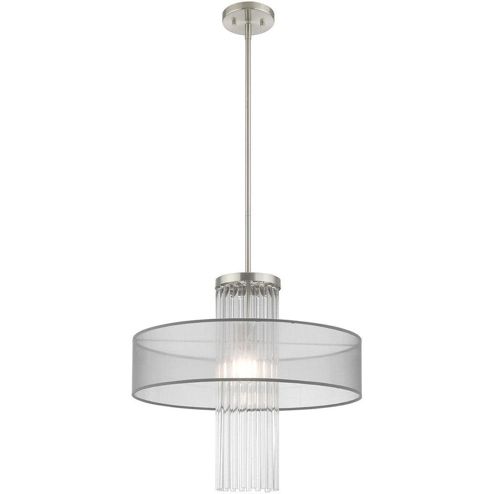 Dimmable Chandelier With Shades