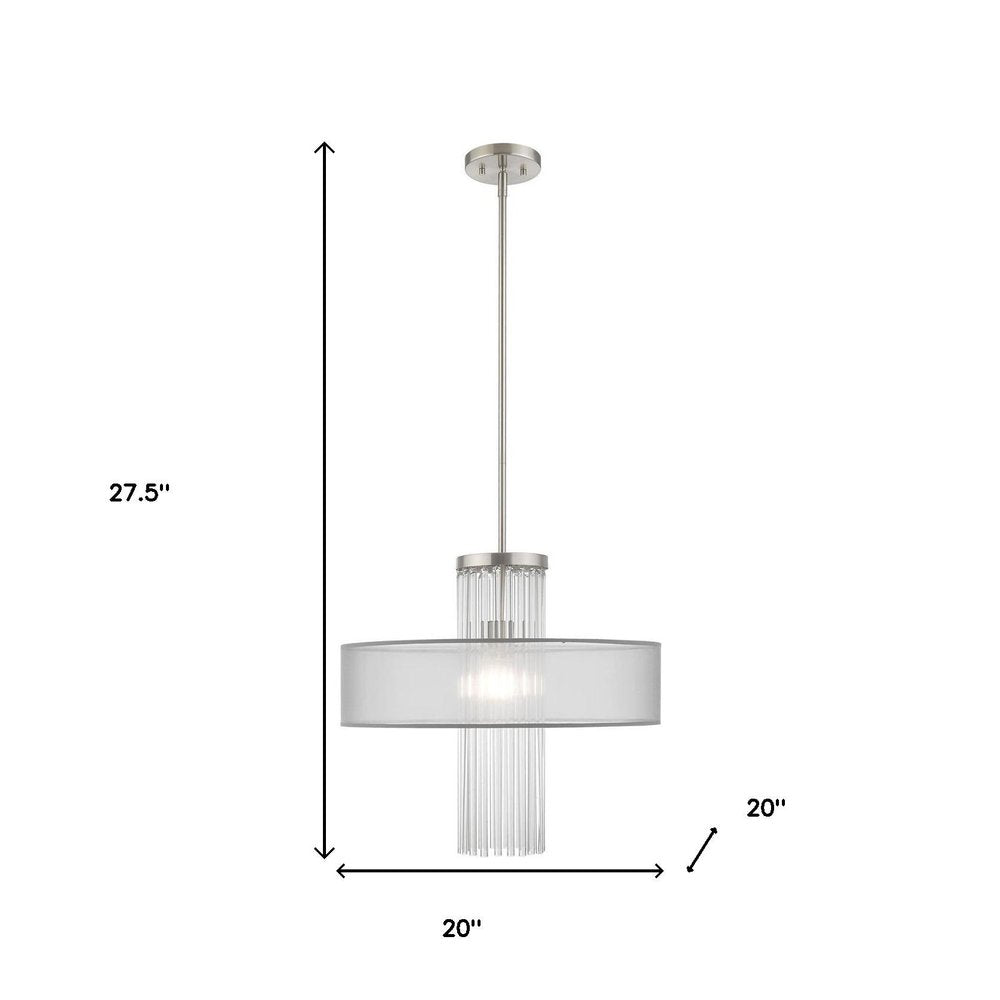 Dimmable Chandelier With Shades