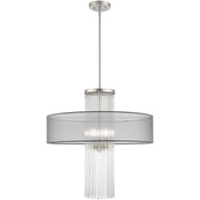 Four Light Dimmable Chandelier With Shades