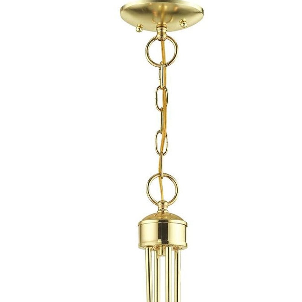 Four Light Dimmable Chandelier With Shades