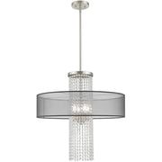 Four Light Dimmable Chandelier With Shades
