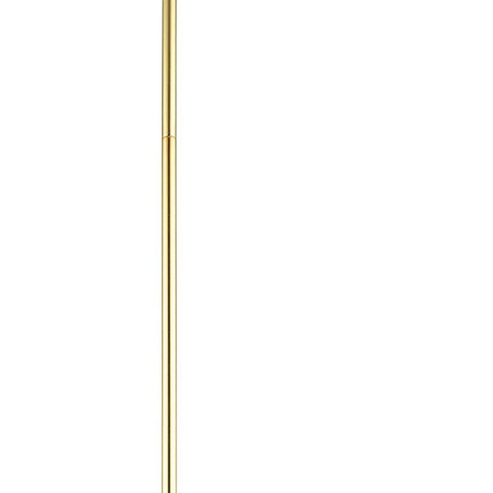 Brass Five Light Metal Dimmable Chandelier With Shades