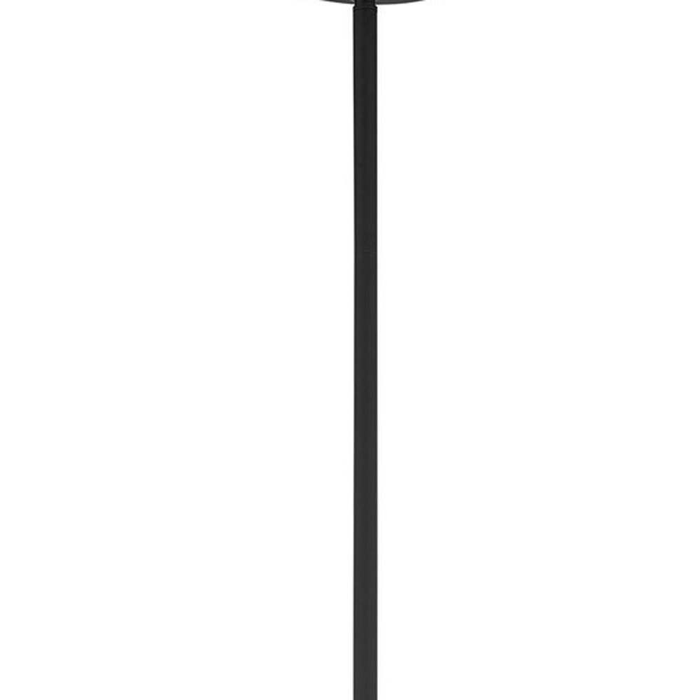 Black Four Light Metal Dimmable Chandelier With Shades