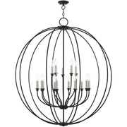 Multi Light Dimmable Chandelier With Shades