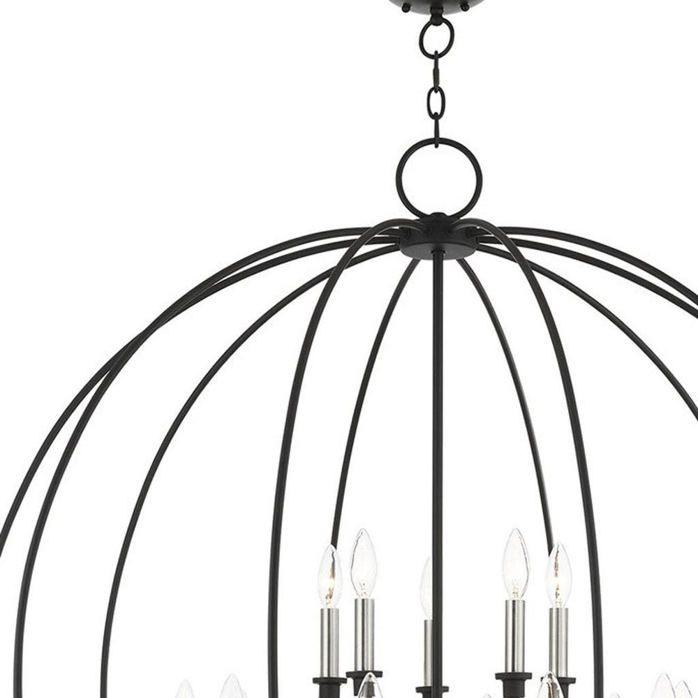 Multi Light Dimmable Chandelier With Shades