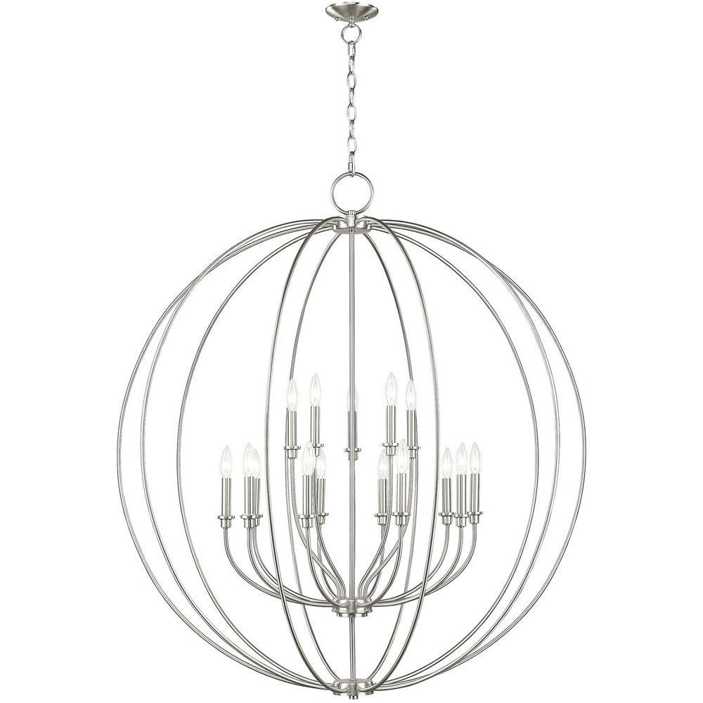 Multi Light Dimmable Chandelier With Shades