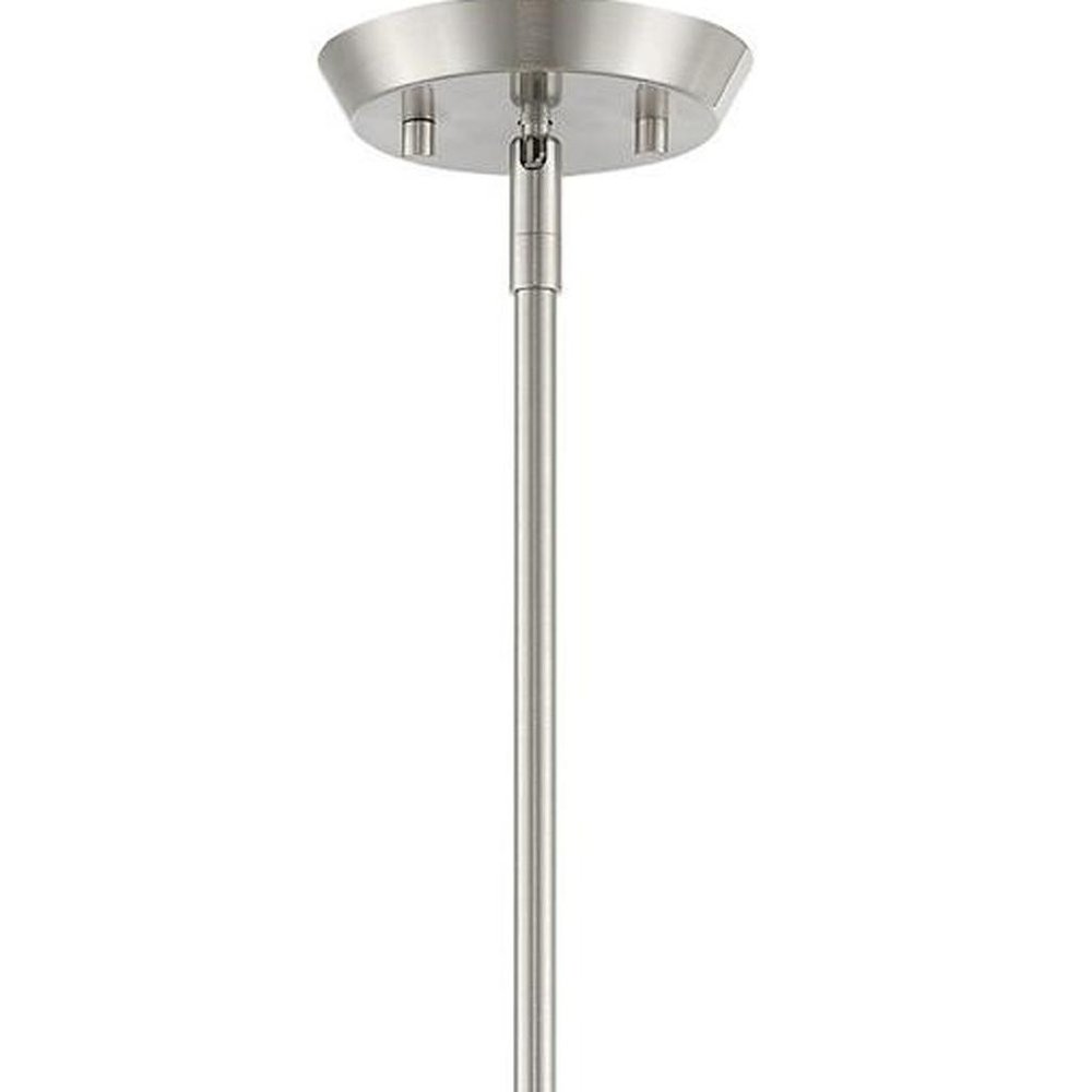 Six Light Dimmable Chandelier With Shades