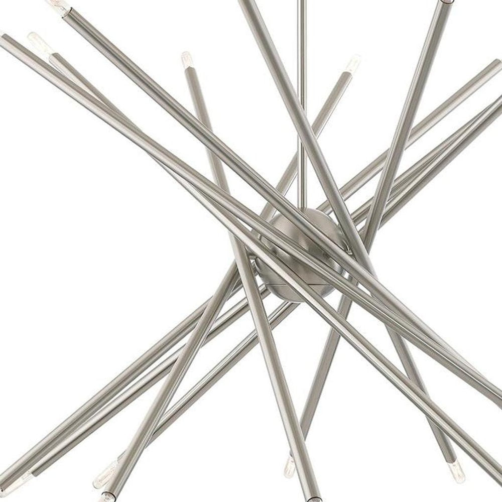 Multi Light Dimmable Chandelier With Shades