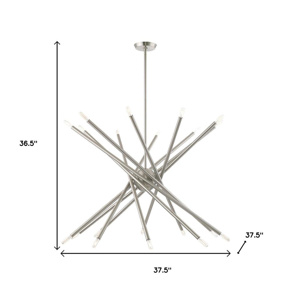 Multi Light Dimmable Chandelier With Shades