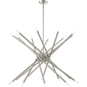 Multi Light Dimmable Chandelier With Shades