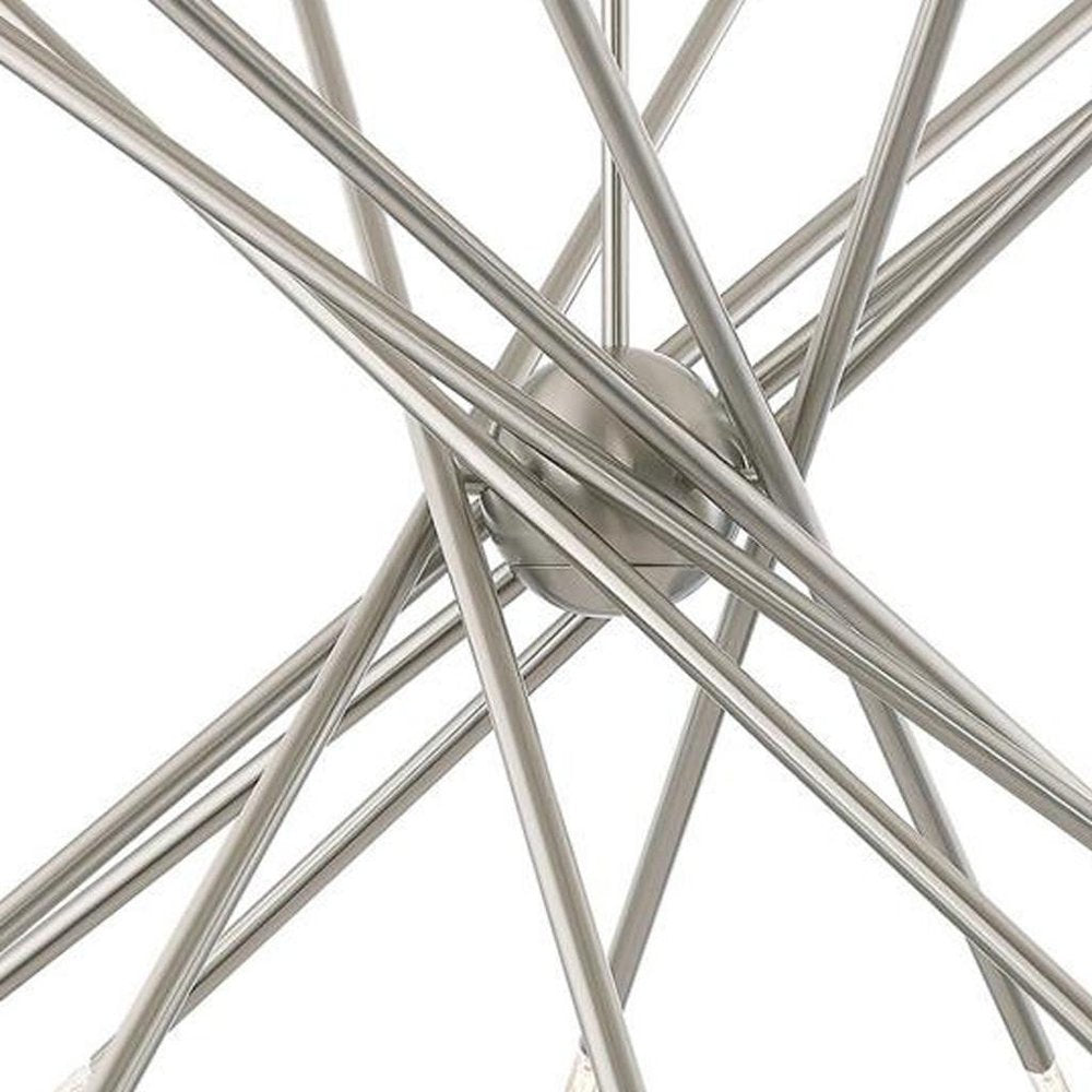 Multi Light Dimmable Chandelier With Shades