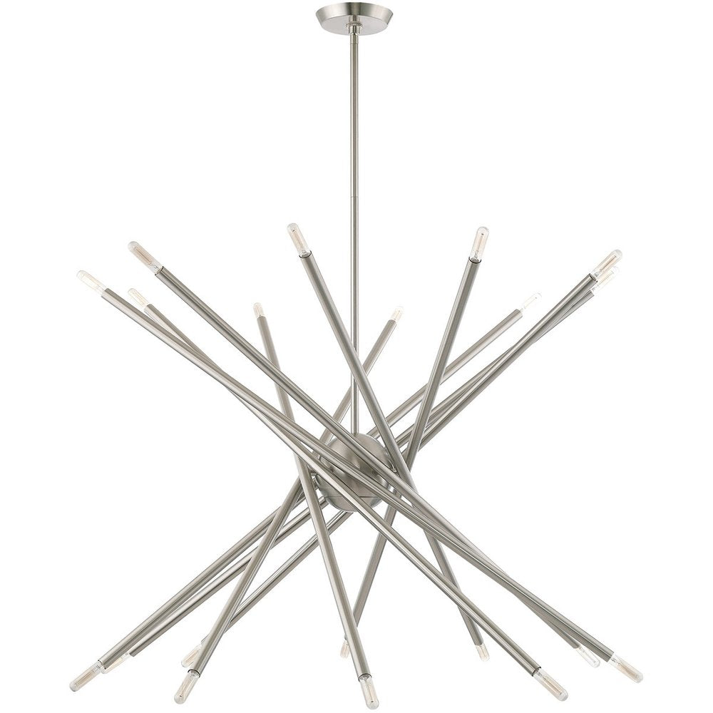 Multi Light Dimmable Chandelier With Shades