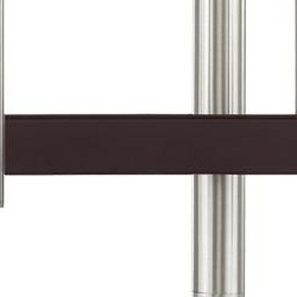Bronze Six Light Metal Dimmable Chandelier With Shades