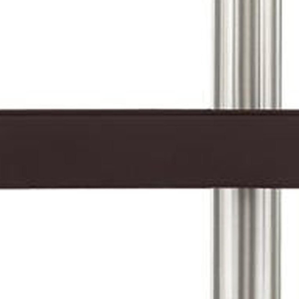 Bronze Six Light Metal Dimmable Chandelier With Shades