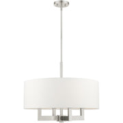 Four Light Dimmable Chandelier With Shades