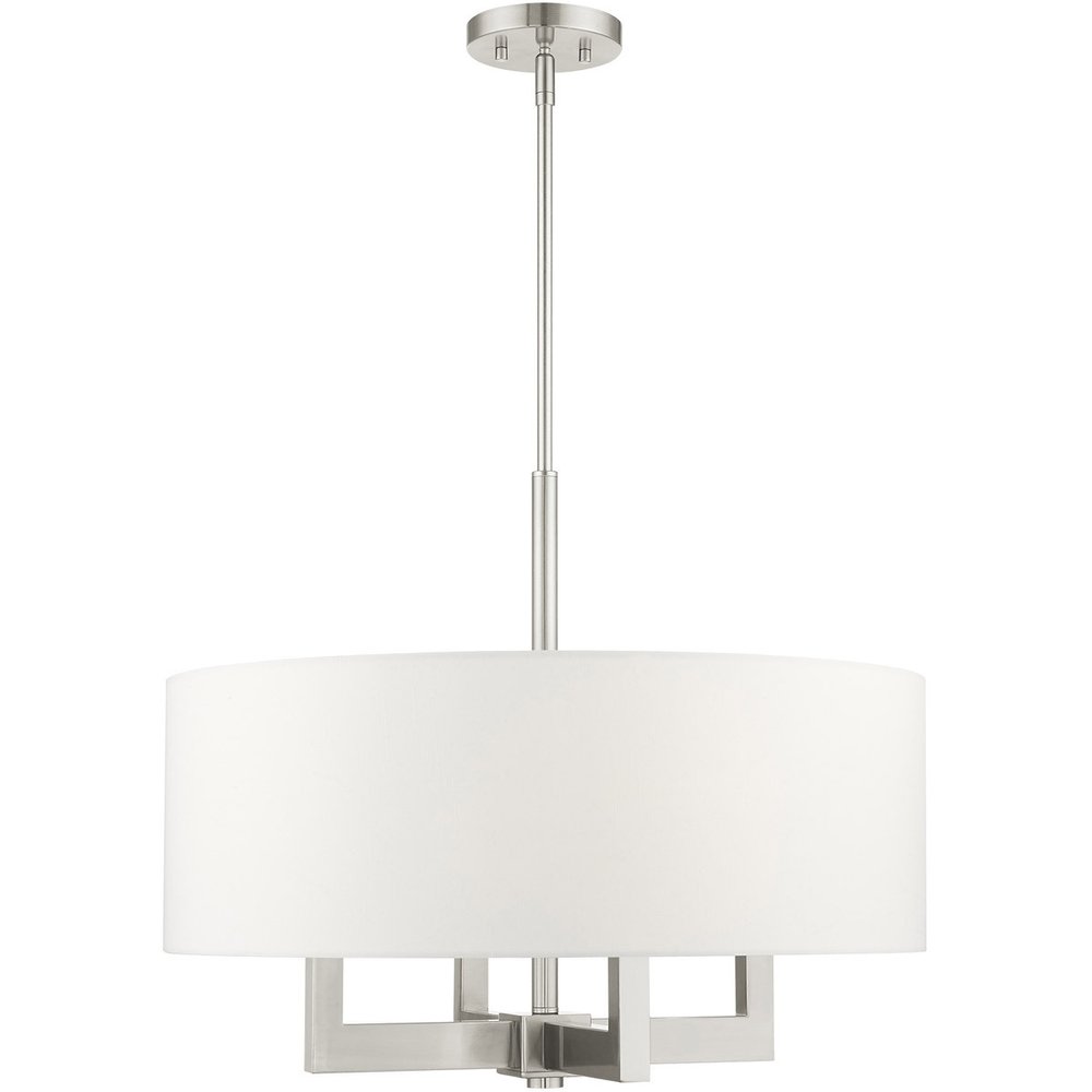 Four Light Dimmable Chandelier With Shades